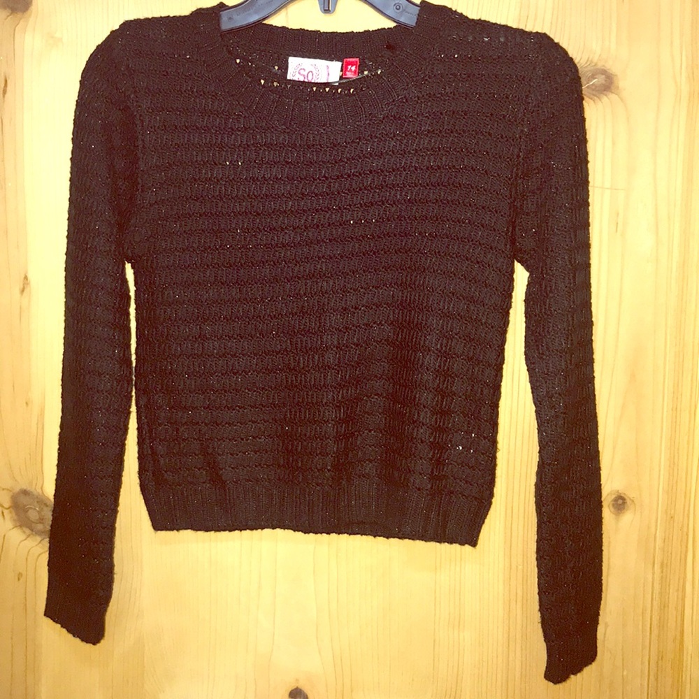So knit crop sweater